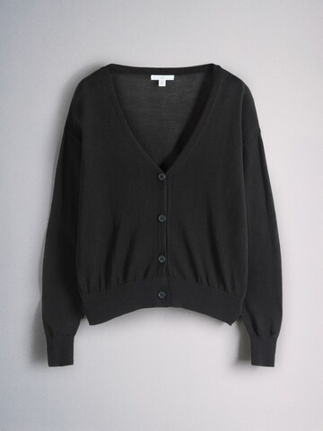 The Set Gebreid vest in Zwart