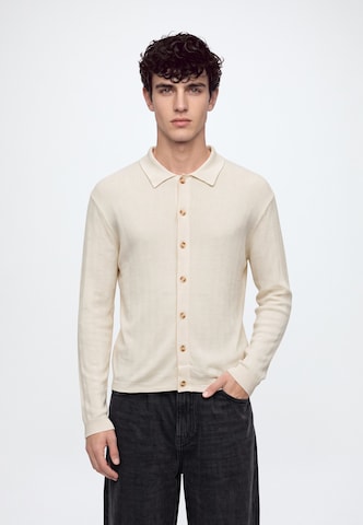 Giacchetta di Abercrombie & Fitch in beige: frontale