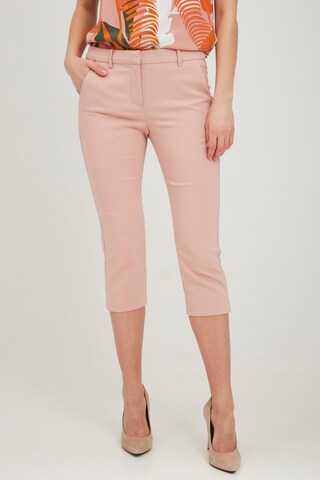 Fransa Slimfit Hose in Pink: predná strana