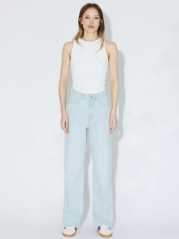 Dr. Denim Regular Jeans 'Echo High Straight - Jeans'‌ in Blau