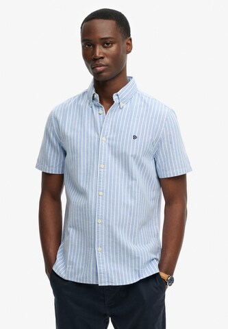 Chemise Superdry & Co en bleu : devant