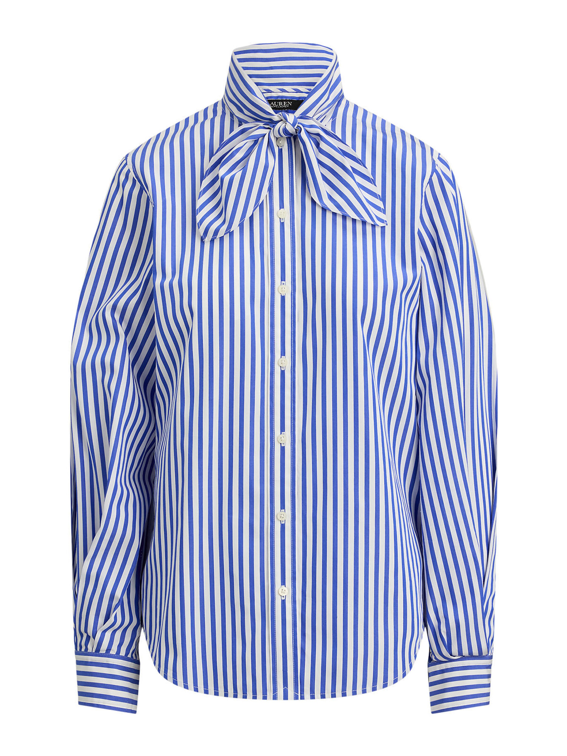 Lauren Ralph Lauren Bluse i blå: forside