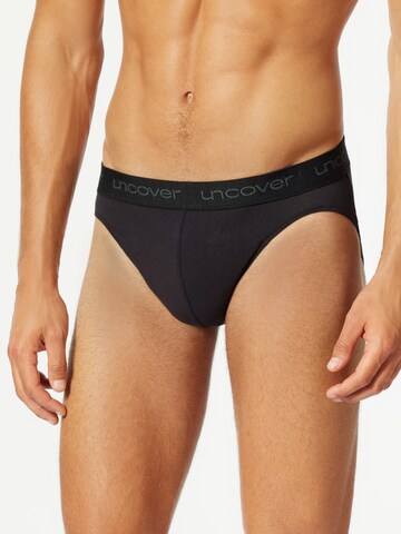 uncover by SCHIESSER Panty in Black: front