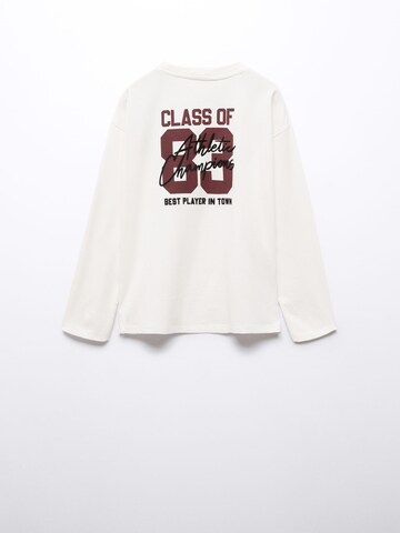 MANGO KIDS Shirt 'CLASS' in Beige