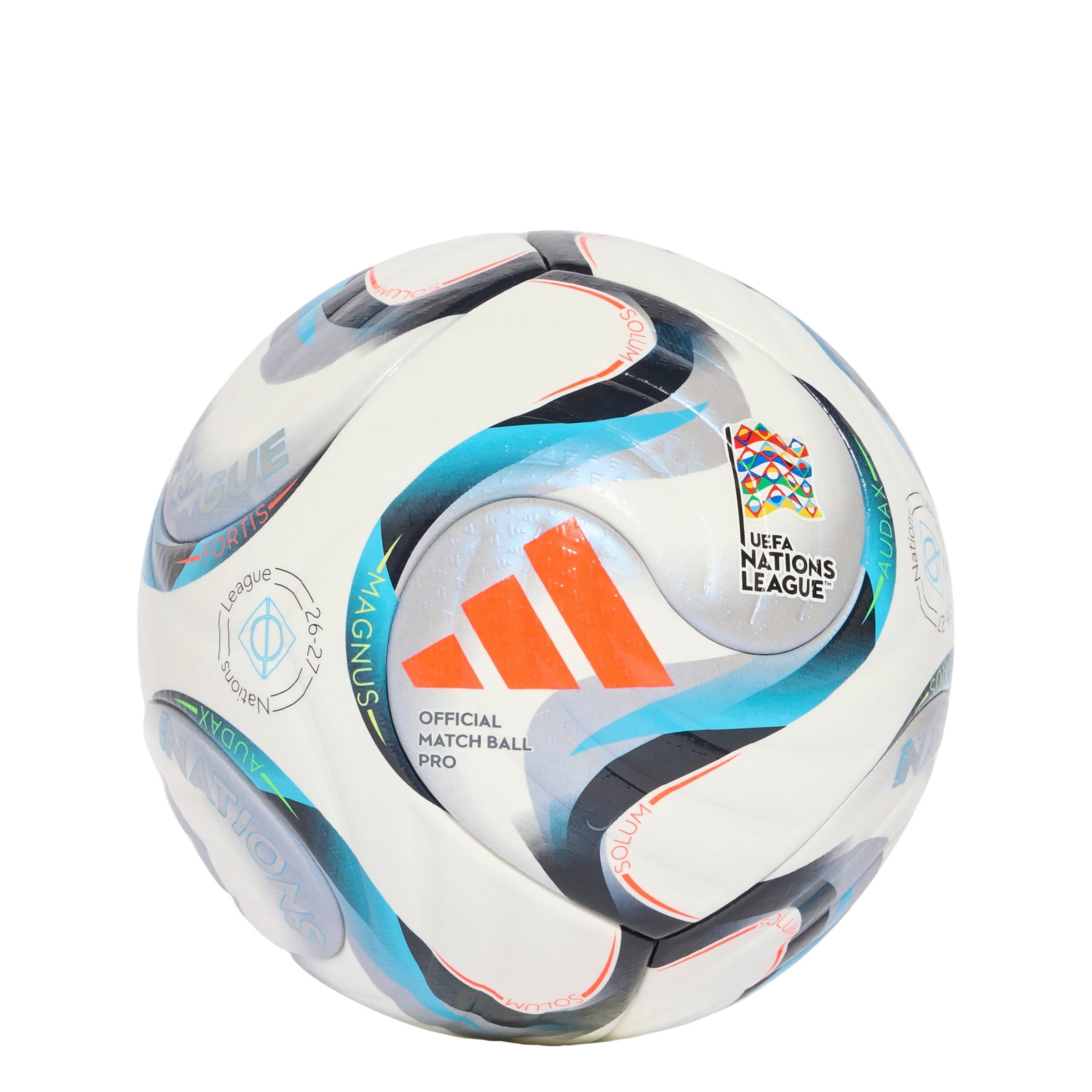 ADIDAS PERFORMANCE - Bola 'UEFA Nations League 26/27 Pro' em azul: frente