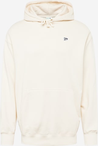 PUMA Athletic Sweatshirt in White: front