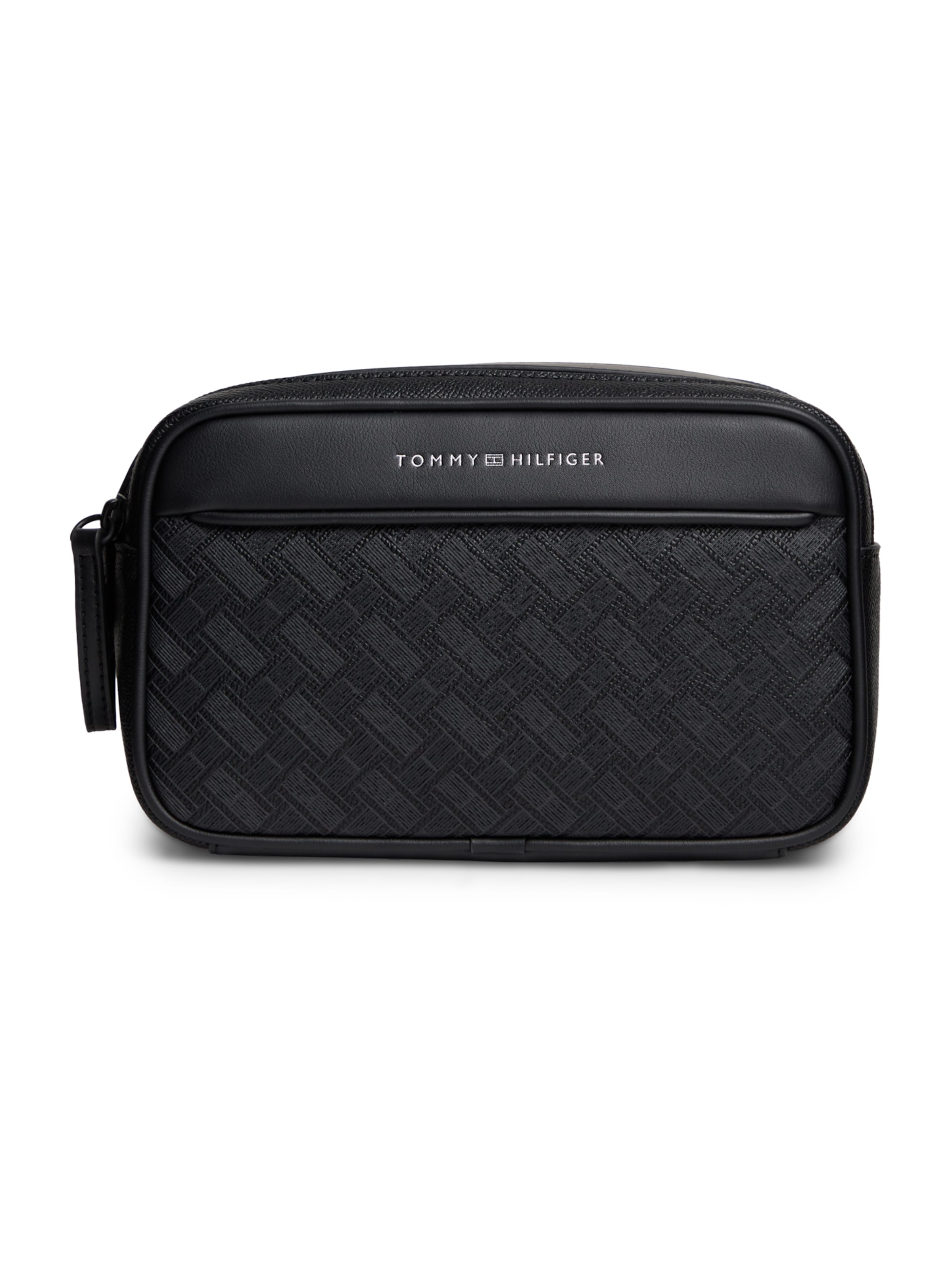 TOMMY HILFIGER Waschtasche in Schwarz: Vorderseite