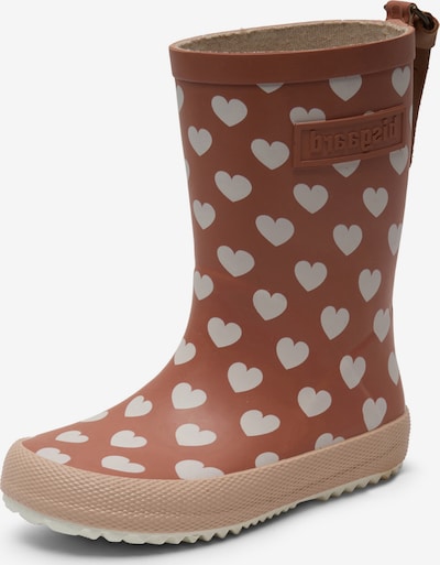 BISGAARD Rubber Boots in Brown / White, Item view