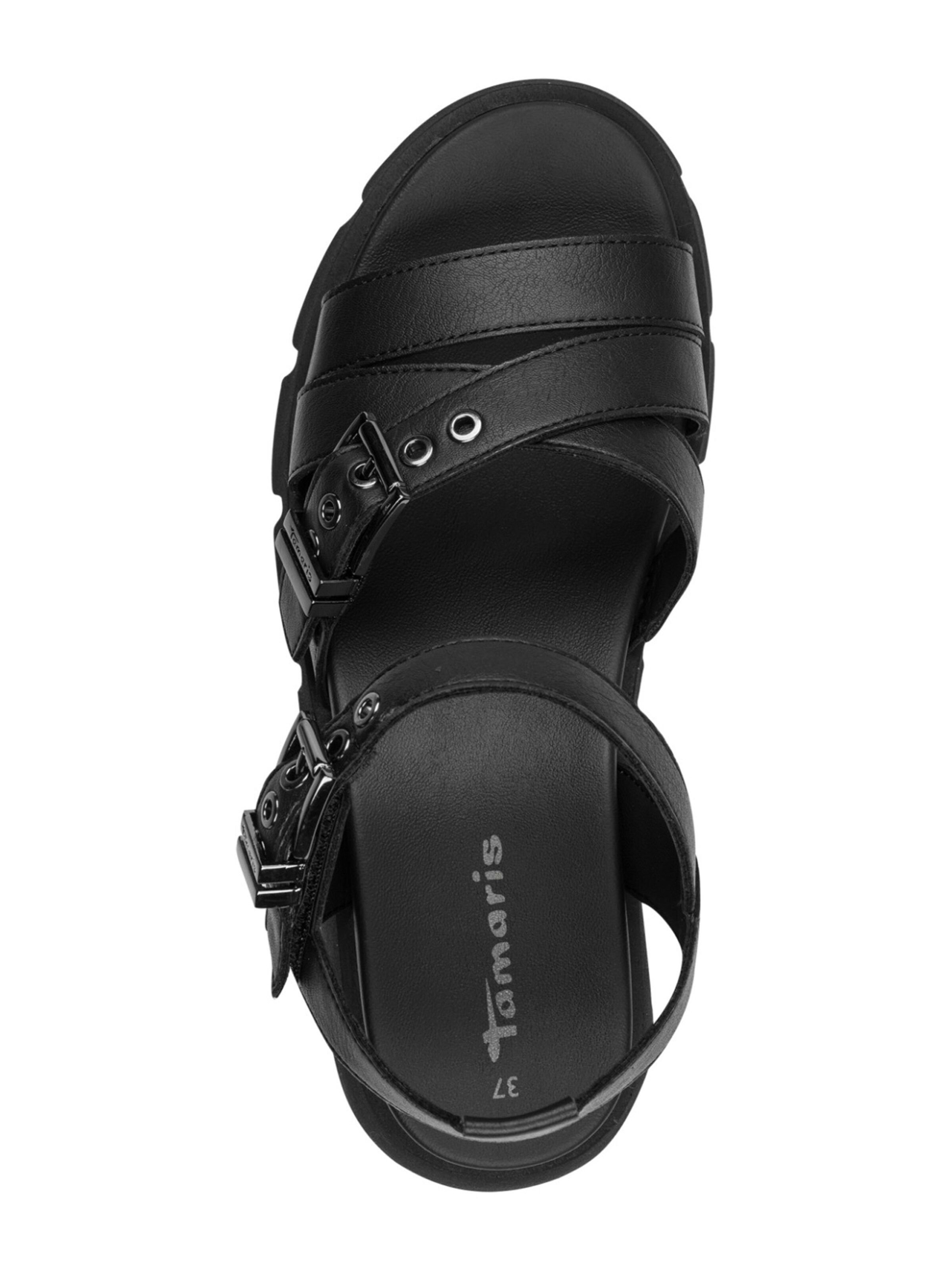 Sandales Tamaris en noir