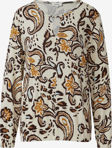 s.Oliver Blouse in Beige: voorkant