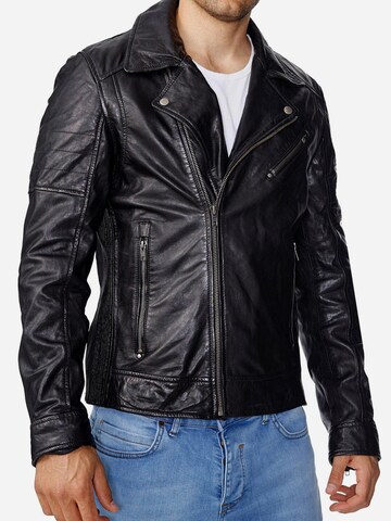Tazzio Übergangsjacke '19708' in Schwarz: Vorderseite