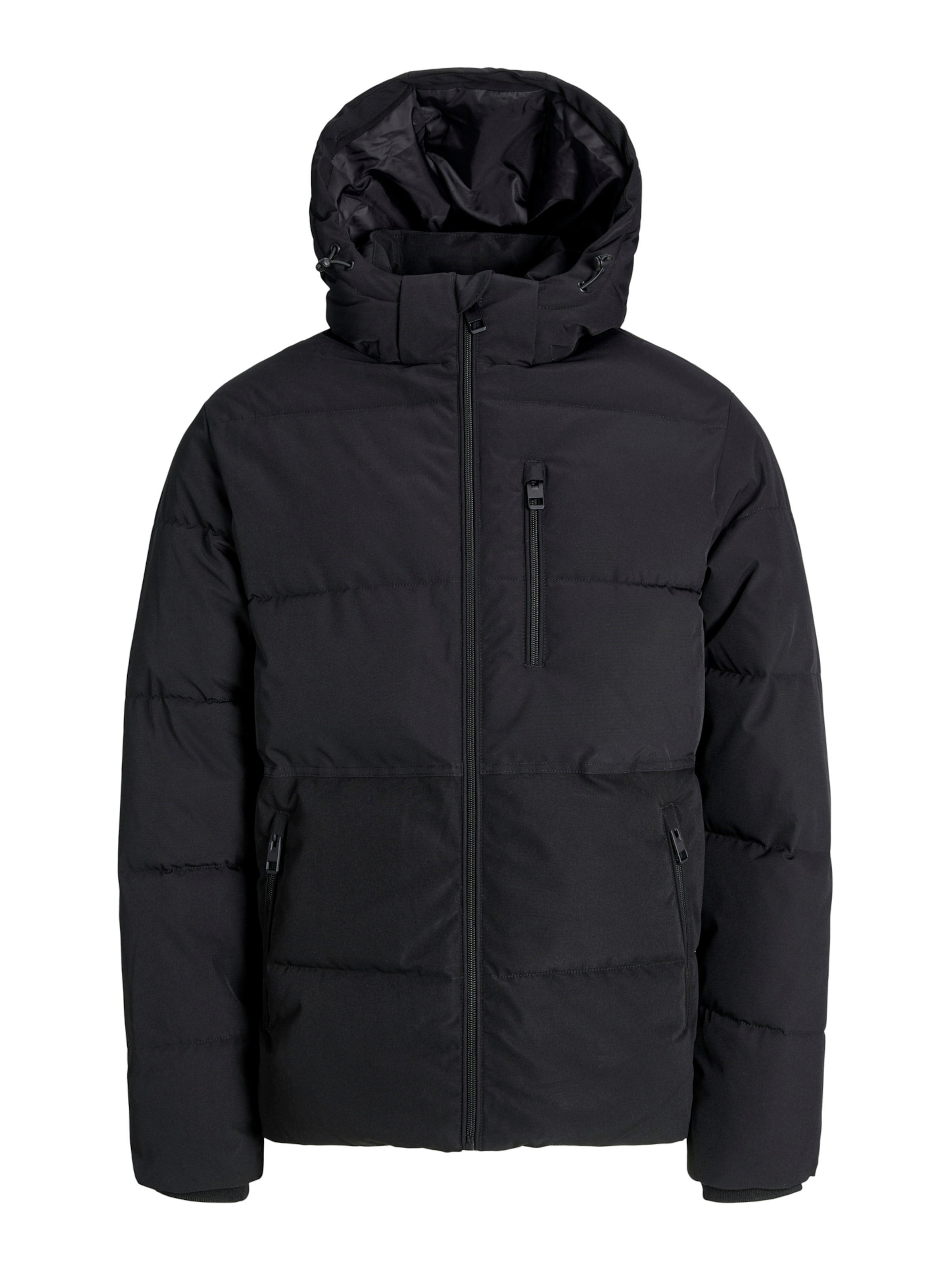 Giacca invernale 'JJEowen' di Jack & Jones Plus in nero: frontale