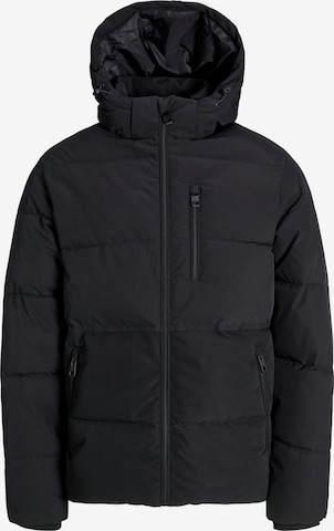 Jack & Jones Plus - Casaco de inverno 'JJEOWEN' em preto: frente