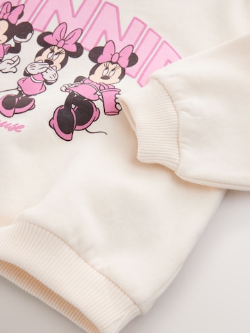 Next Sweatshirt 'Minnie Mouse' in Beige