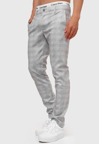 INDICODE JEANS Slimfit Broek 'Rodekro' in Grijs