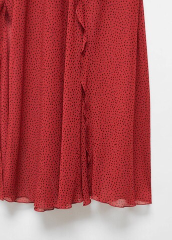 MANGO Dress 'Roses' in Red