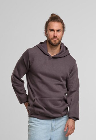 Sweat-shirt 'Essential' Urban Classics en gris : devant