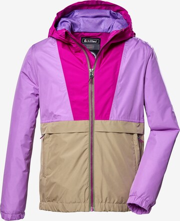 KILLTEC Outdoorjacke in Braun: predná strana