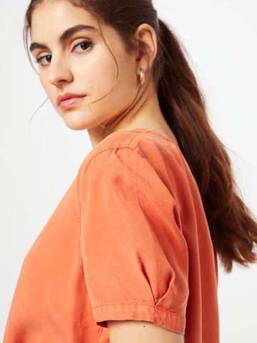 Camicia da donna 'Mira' di VILA in arancione