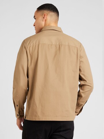 FARAH - Ajuste regular Camisa 'PETERS' en beige