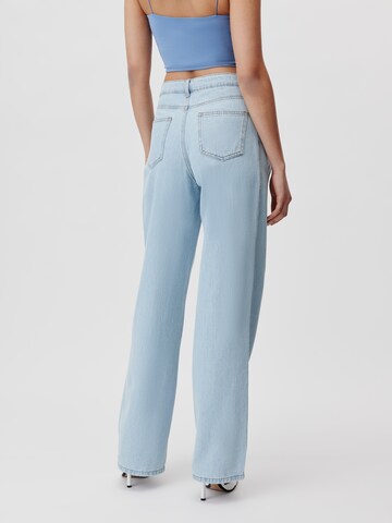 LeGer by Lena Gercke Loosefit Bandplooi jeans 'Annika' in Blauw