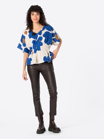 Marimekko Bluse 'Agda Liito' in Blau