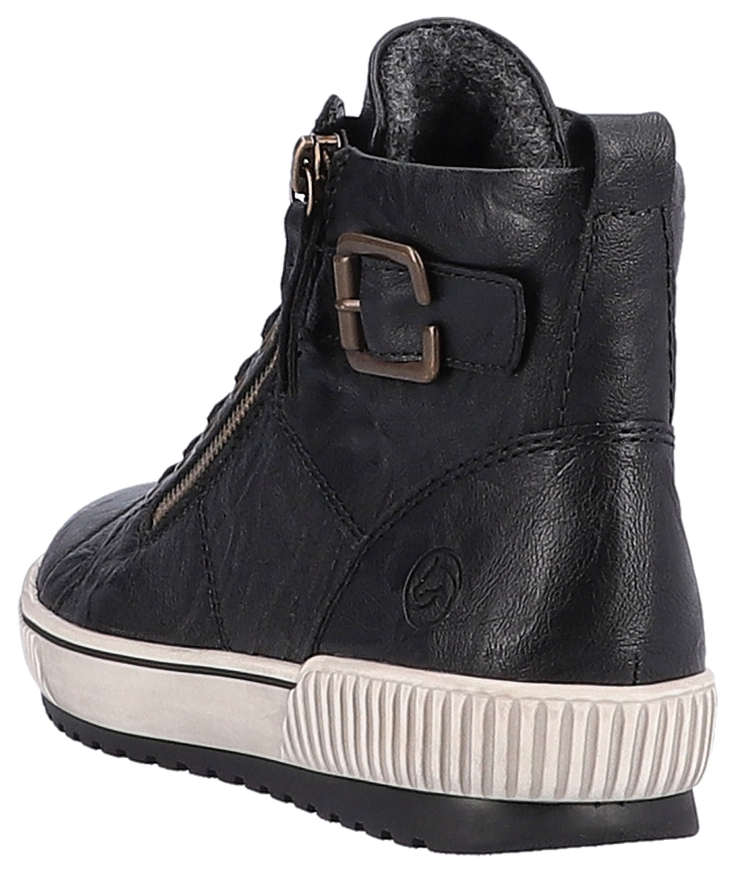 Bottines à lacets REMONTE en noir