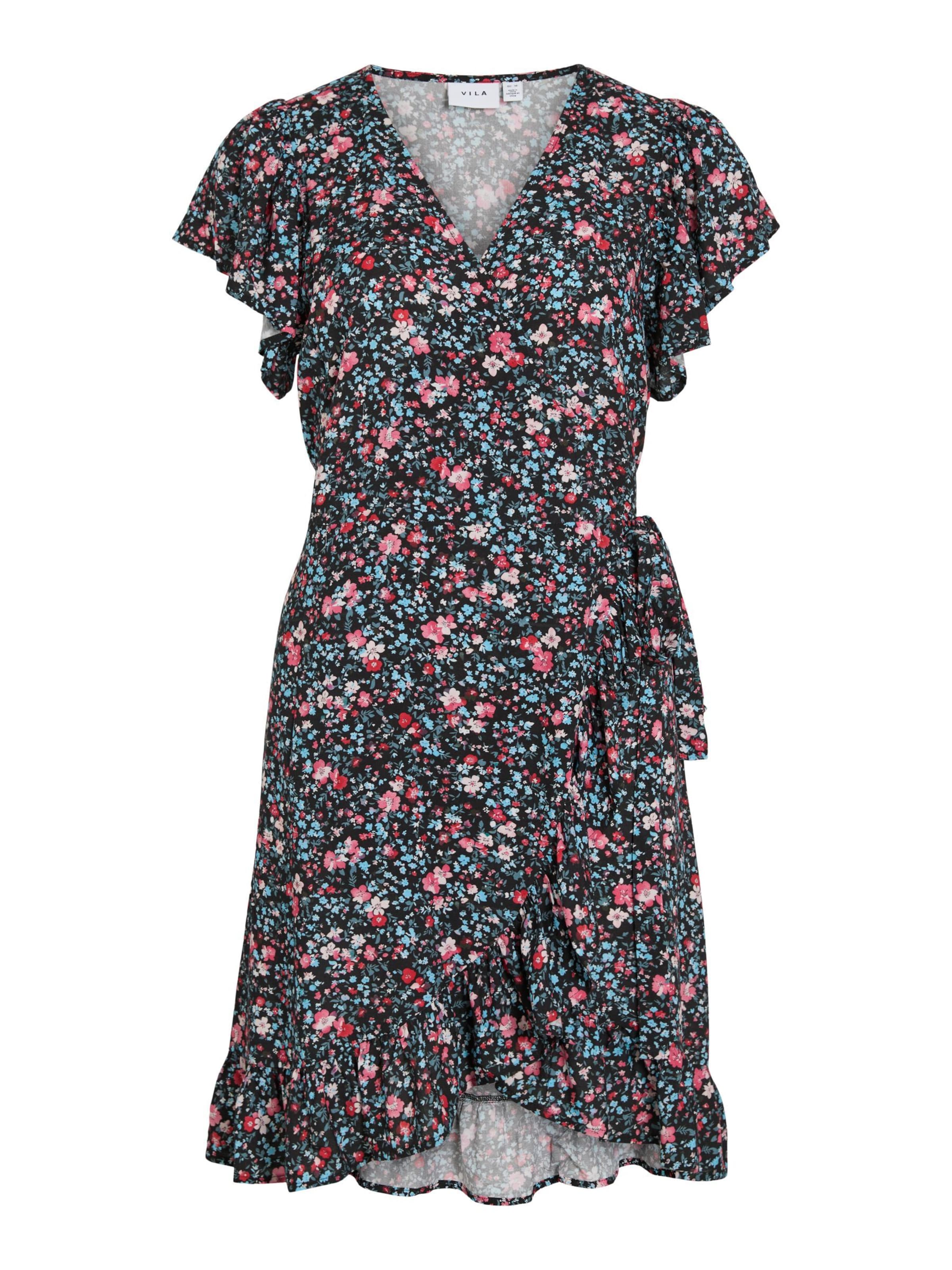 VILA Kleid in Schwarz: Vorderseite