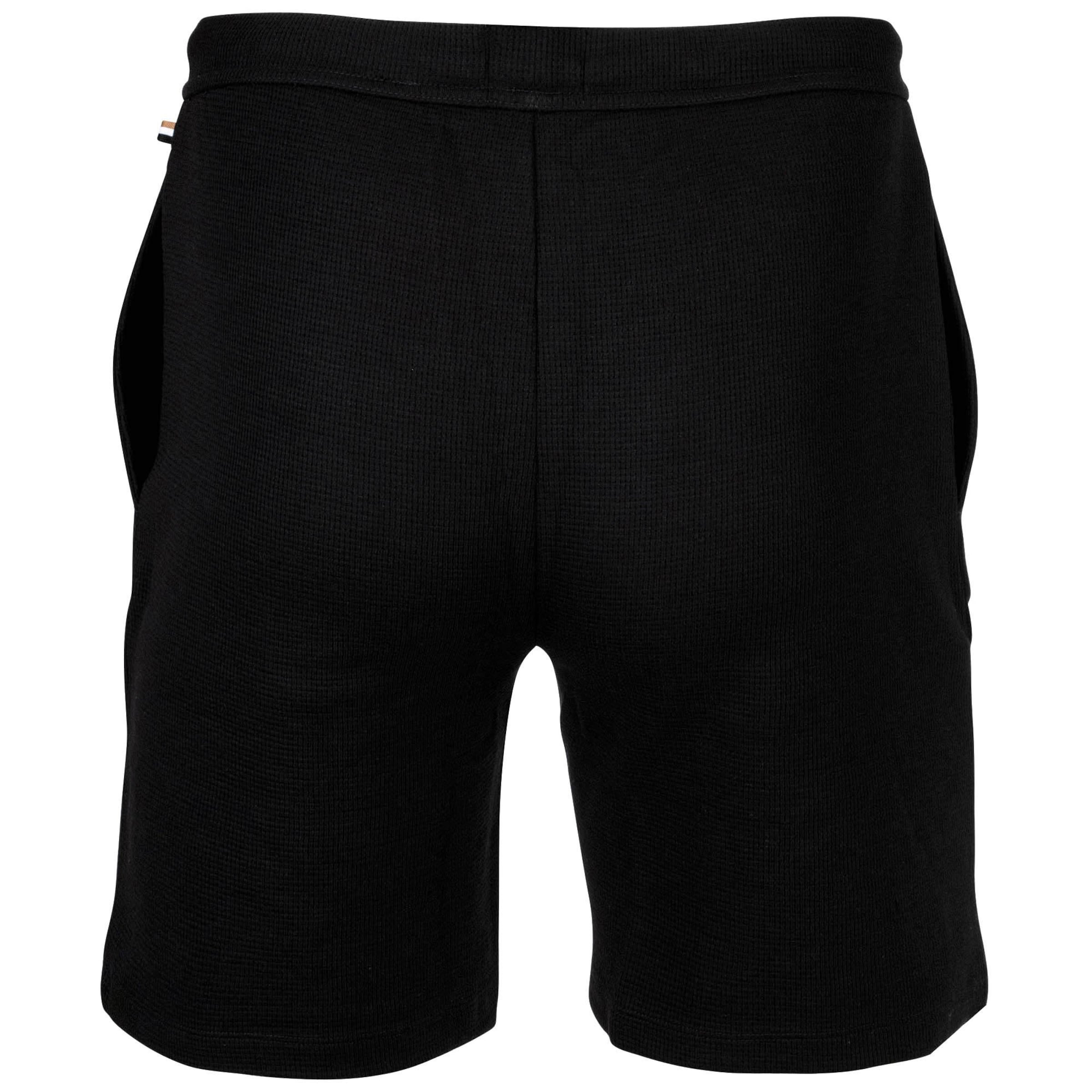 BOSS Loosefit Pyjamasbukser i sort