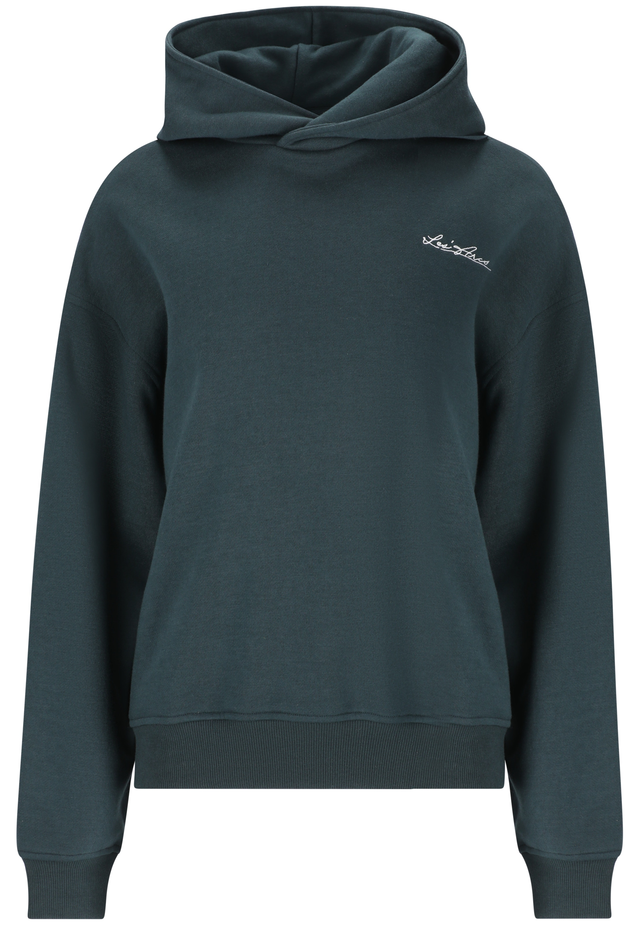 Les'Arcs Hoodie 'Geridan' in Grün: Vorderseite