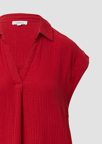s.Oliver Shirt dress in Red