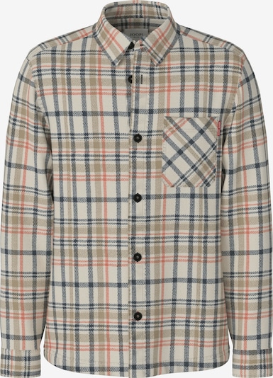 JOOP! Jeans Paita 'Harvi' värissä basaltinharmaa / khaki / koralli / luonnonvalkoinen, Tuotenäkymä