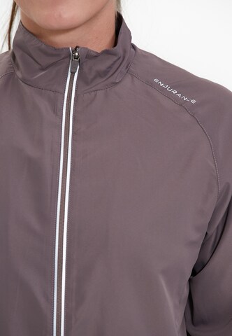 ENDURANCE Athletic Jacket 'Shela' in Brown