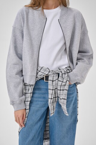 My Essential Wardrobe Sweat jacket 'MWMeta' in Grey