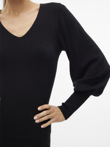 VERO MODA Strikkjole 'HOLLYKARIS' i sort