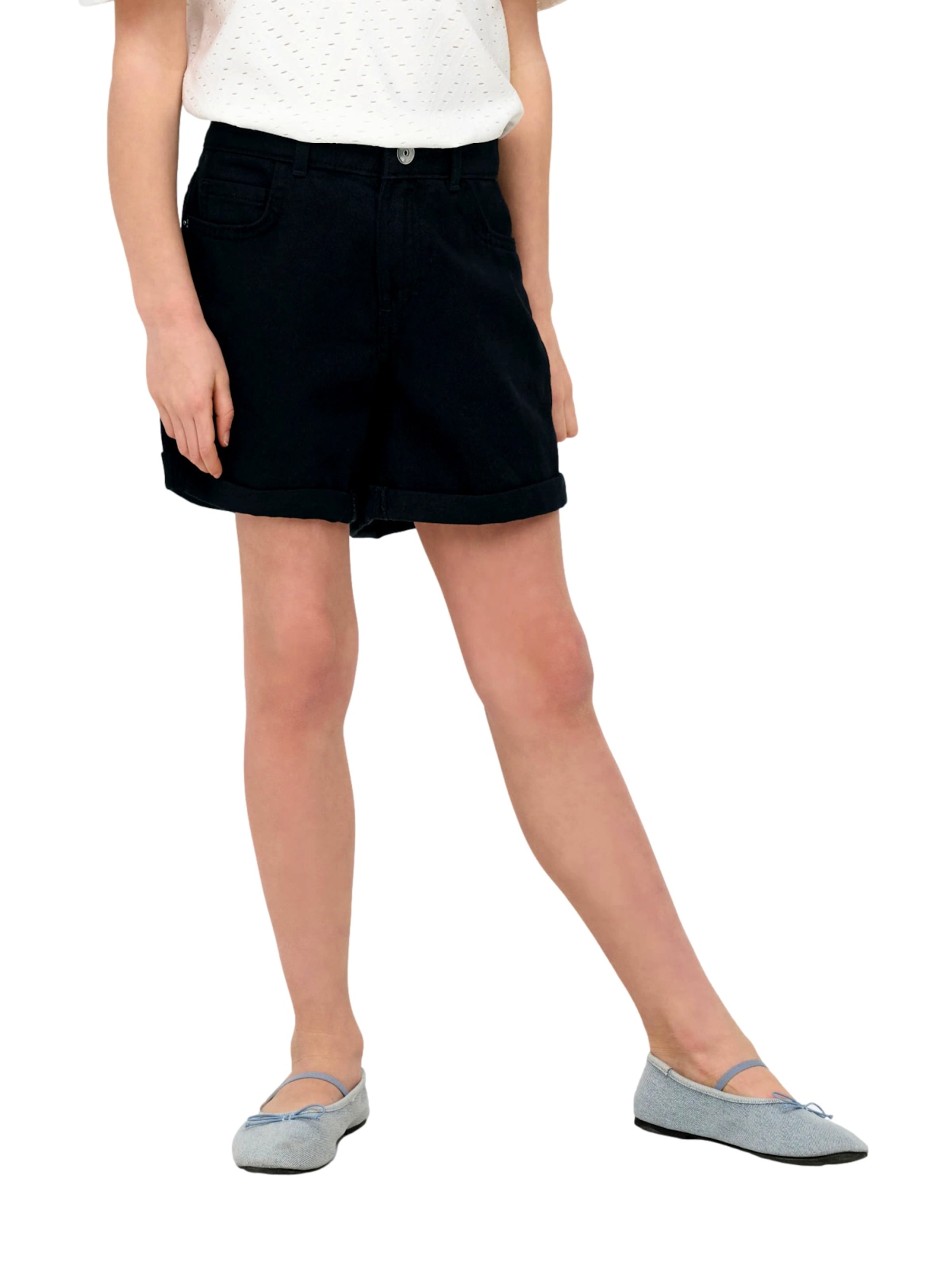 ONLY GIRLS - regular Vaquero 'Vega' en negro: frente
