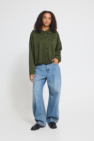 ICHI Between-season jacket in Green