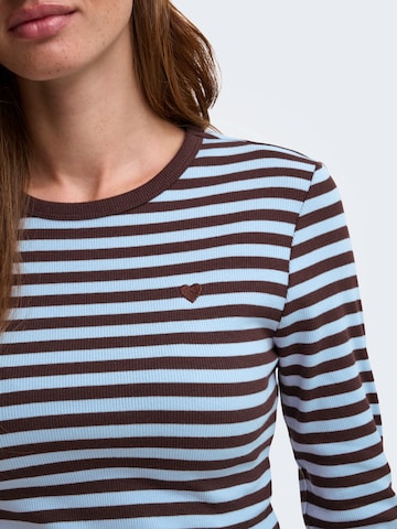 ONLY T-shirt 'ONLVAL' i brun