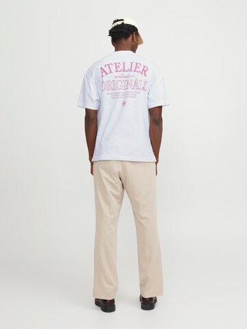 JACK & JONES Koszulka 'JORSantorini' w kolorze biały