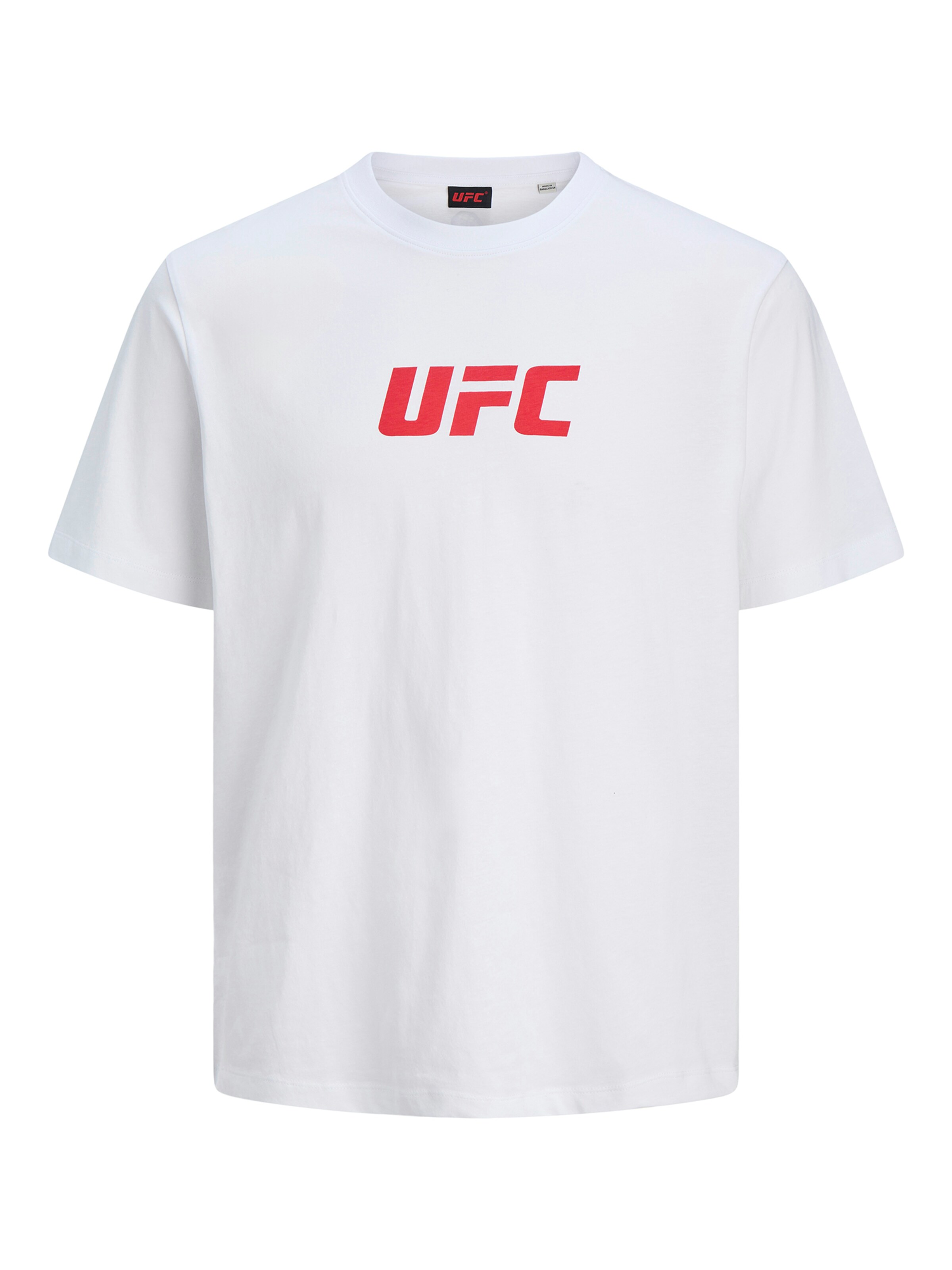 JACK & JONES Särk 'JCOUFC' punane / valge, Tootevaade