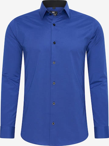 Rusty Neal Regular fit Button Up Shirt in Blue: front