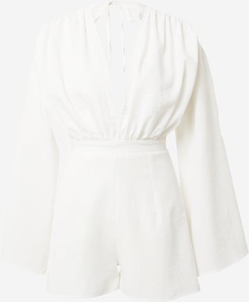 Misspap - Jumpsuit en blanco: frente