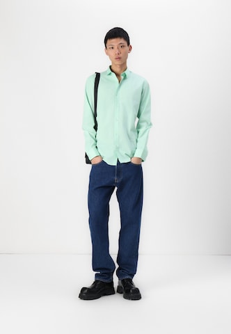 JACK & JONES - Slim Fit Camisa 'JJJOE' em verde