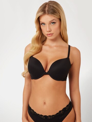 GUESS Push-up BH 'Eveline' in Schwarz