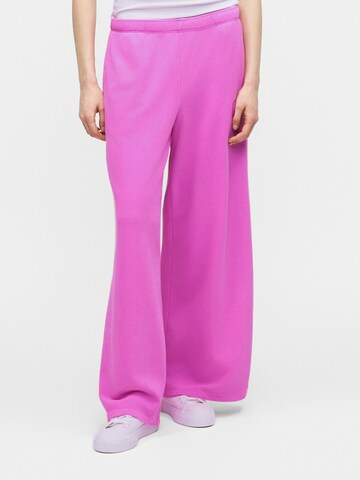 GAP Широкий Штаны 'HERITAGE' в Ярко-розовый: спереди