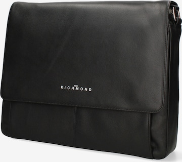 Borsa a tracolla di John Richmond in nero: frontale