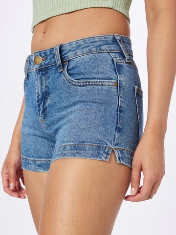 Cotton On Слим фит Дънки 'MID RISE CLASSIC STRETCH DENIM SHORT' в синьо