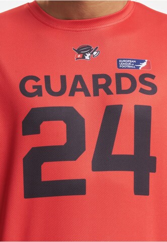 T-Shirt 'DefShop x European League Of Football Helvetic Guards' DEF en rouge