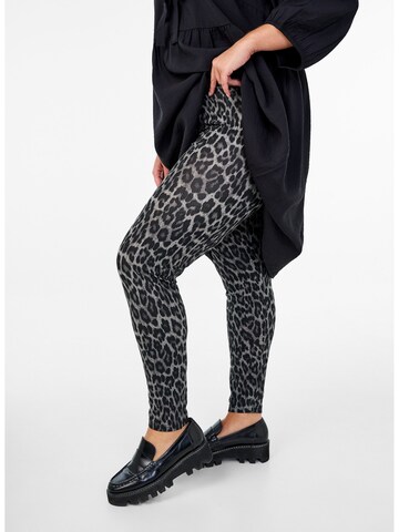 Zizzi Скинни Леггинсы 'VLEGGINGS' в Серый