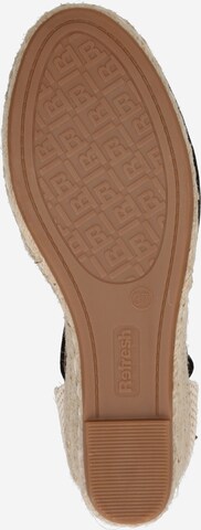 Refresh Sandalen met riem in Zwart